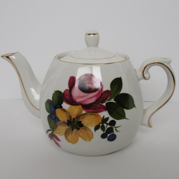 Kitchen Vintage Hand Painted Teapot Poshmark